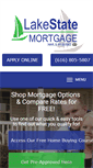 Mobile Screenshot of lakestatemortgage.com